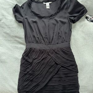 Diane Von Furstenberg Black Mini Dress